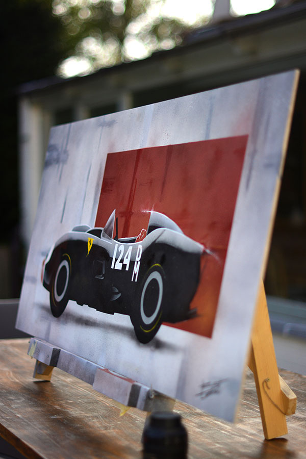 Peinture Ferrari 250 Testa Rossa - 2