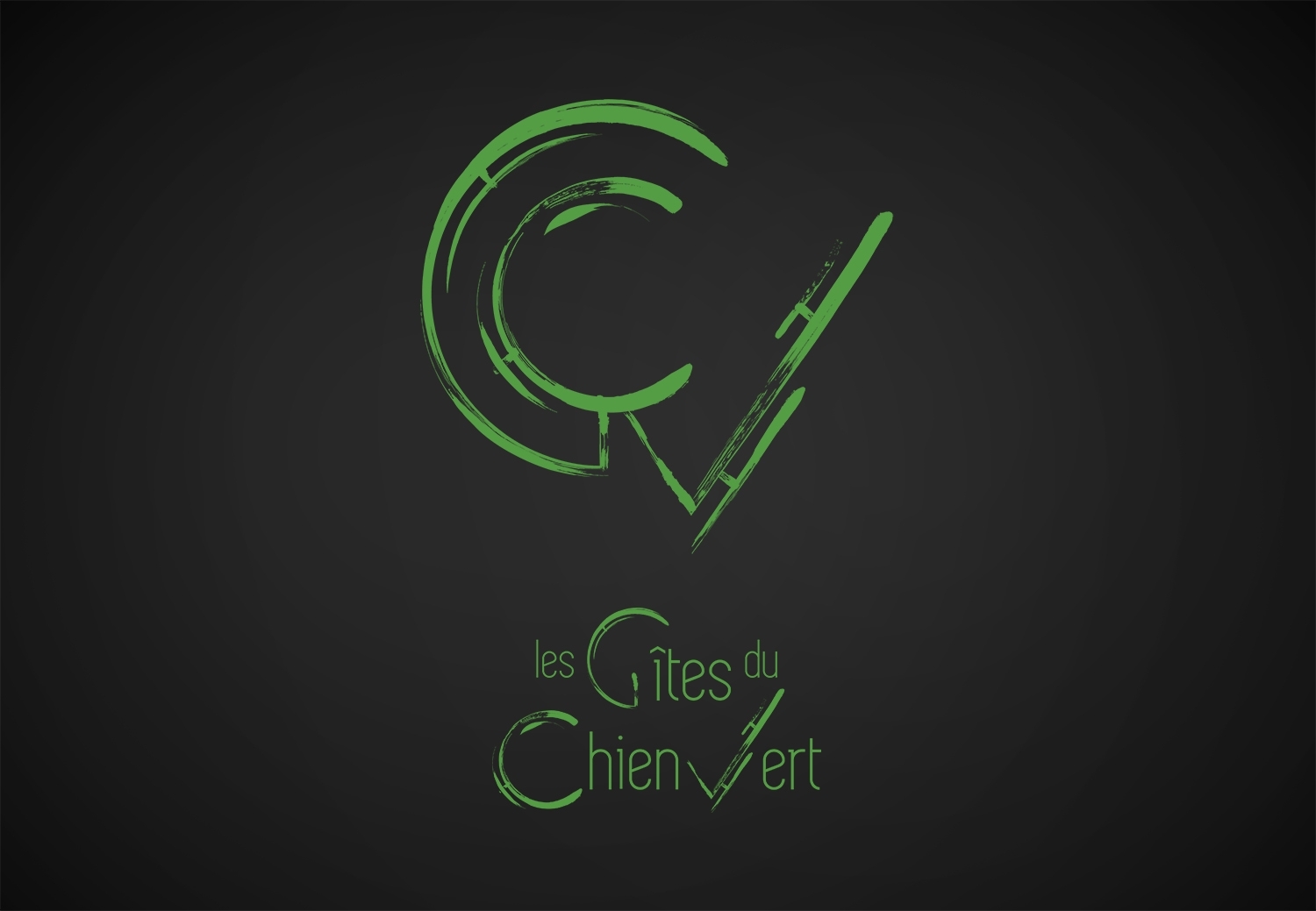 Les Gites du Chien Vert - Logo
