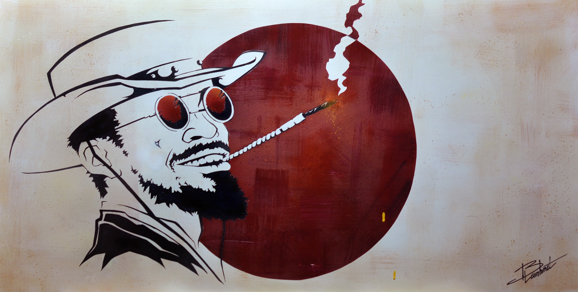 Peinture Django Unchained - complète