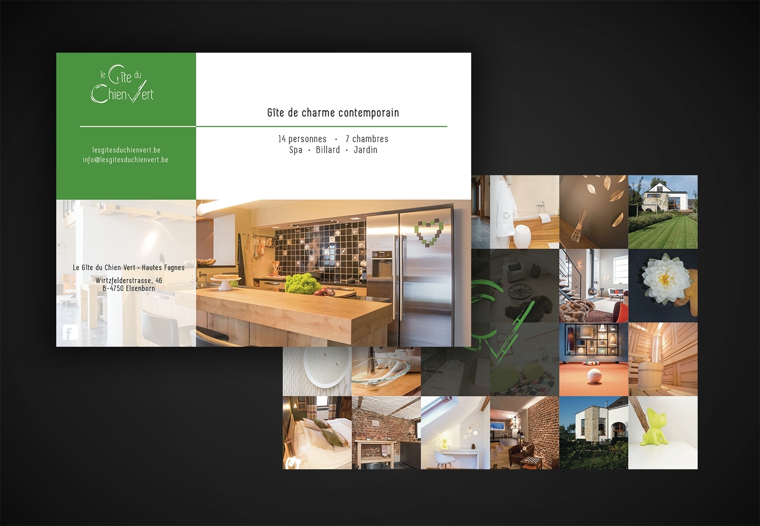 Les Gites du Chien Vert - Flyers
