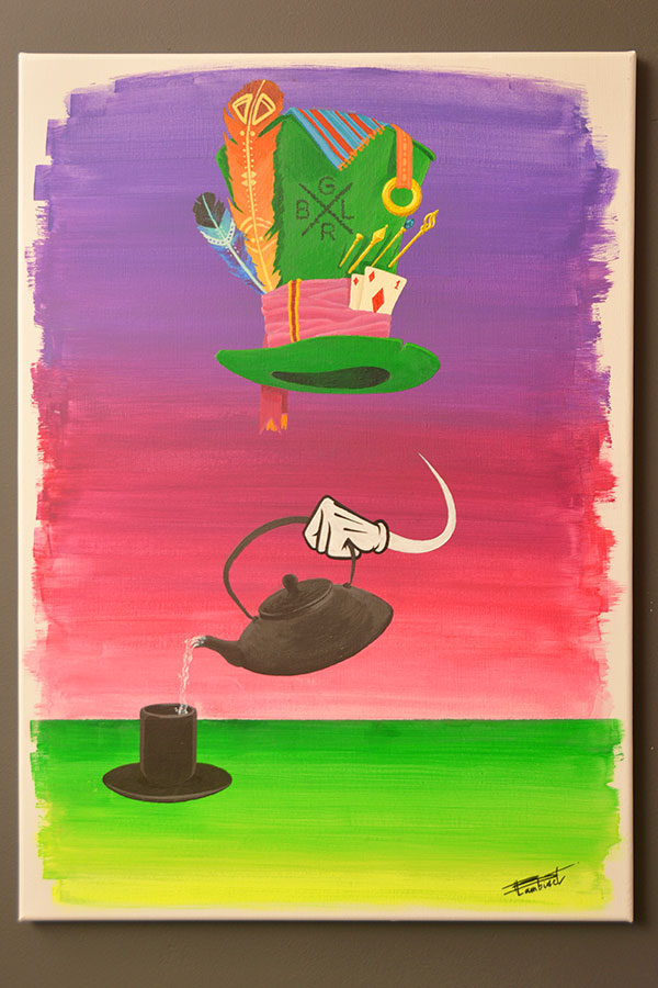 Peinture Mad Hatter's Hat - 1