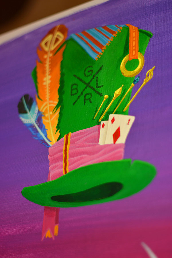 Peinture Mad Hatter's Hat - 2