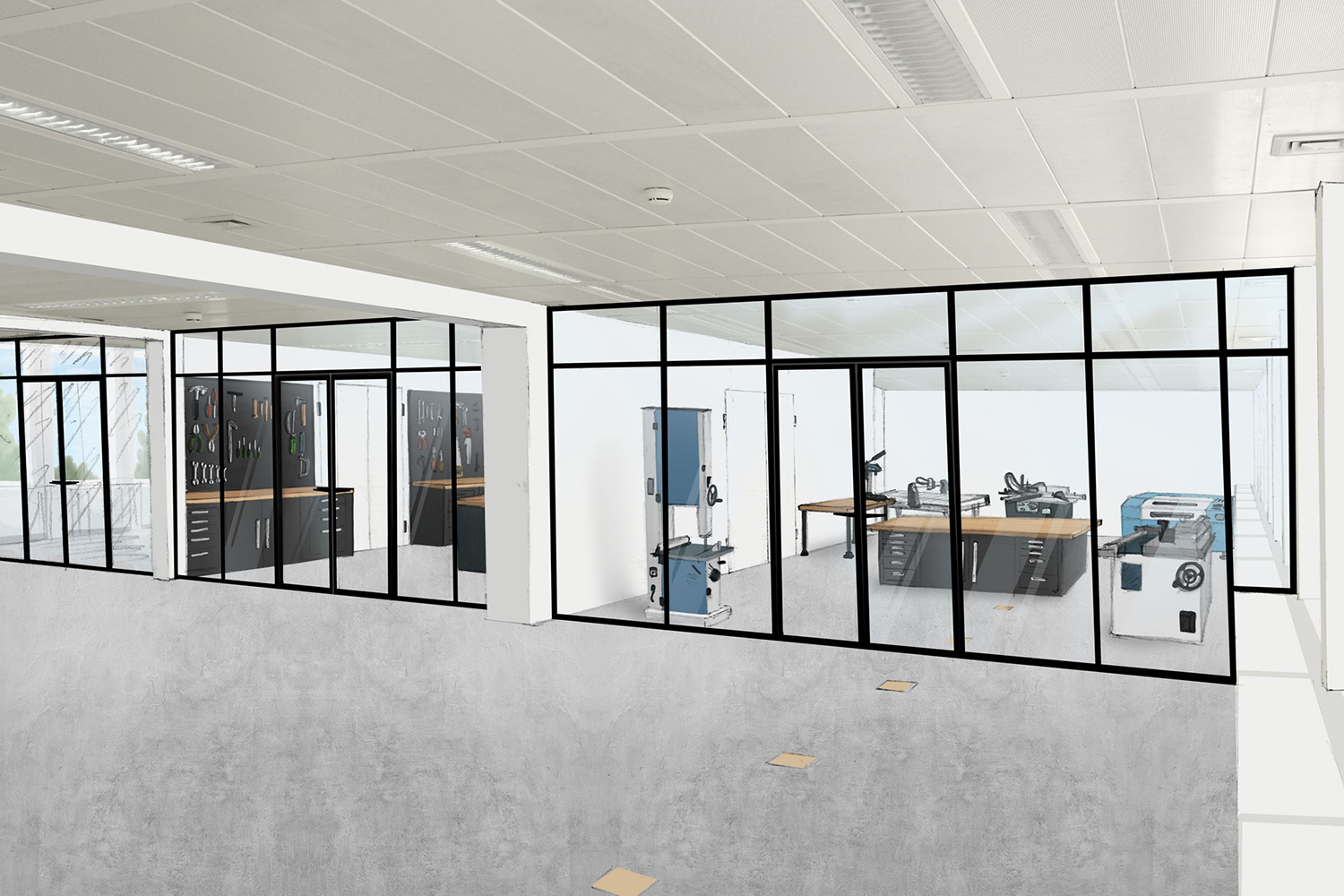 Illustration du Fablab Brussels