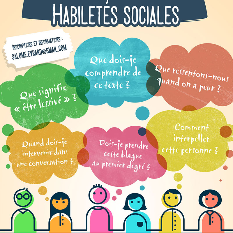Affiche pour un atelier social