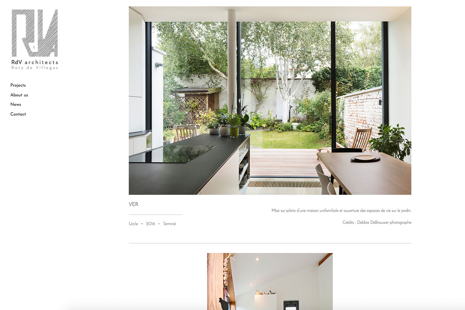 Site web RdV Architects