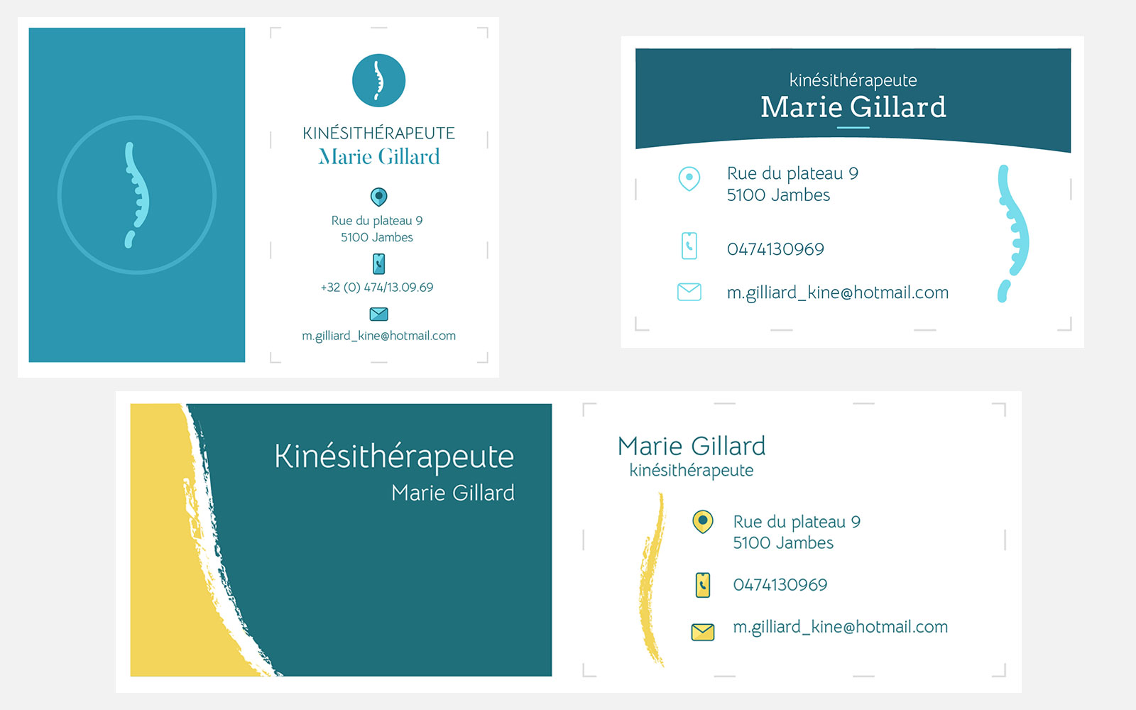 BL-Graphics - Kiné - carte de visite