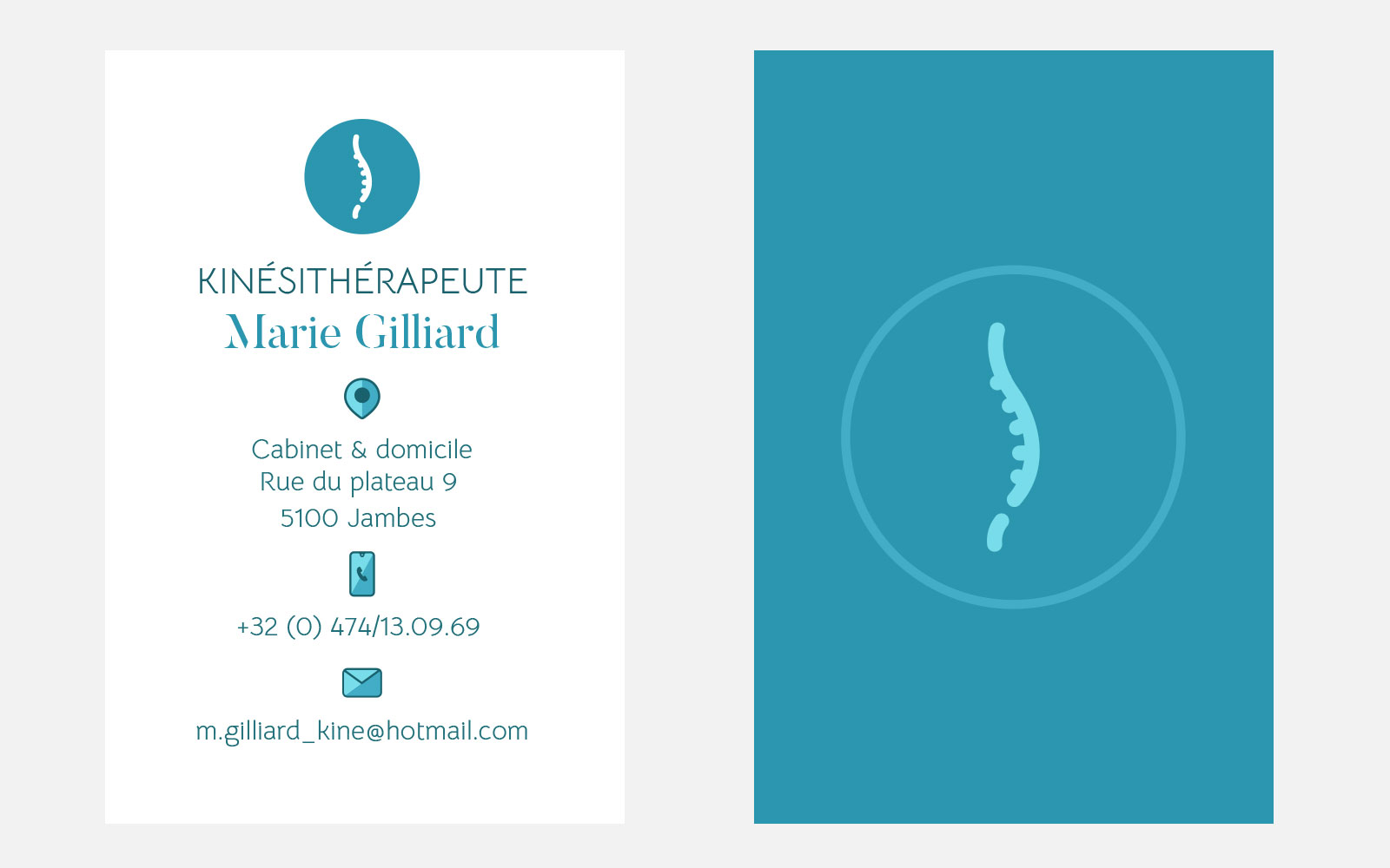 BL-Graphics - Kiné - carte de visite