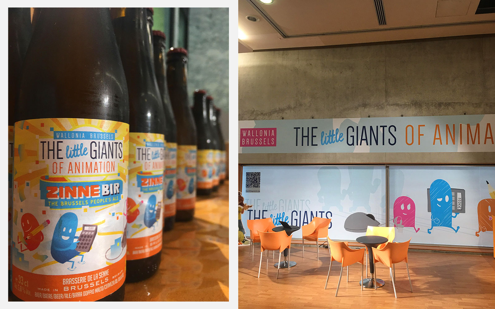 BL-Graphics - The little Giants - Fédération Wallonie Bruxelles - goodies