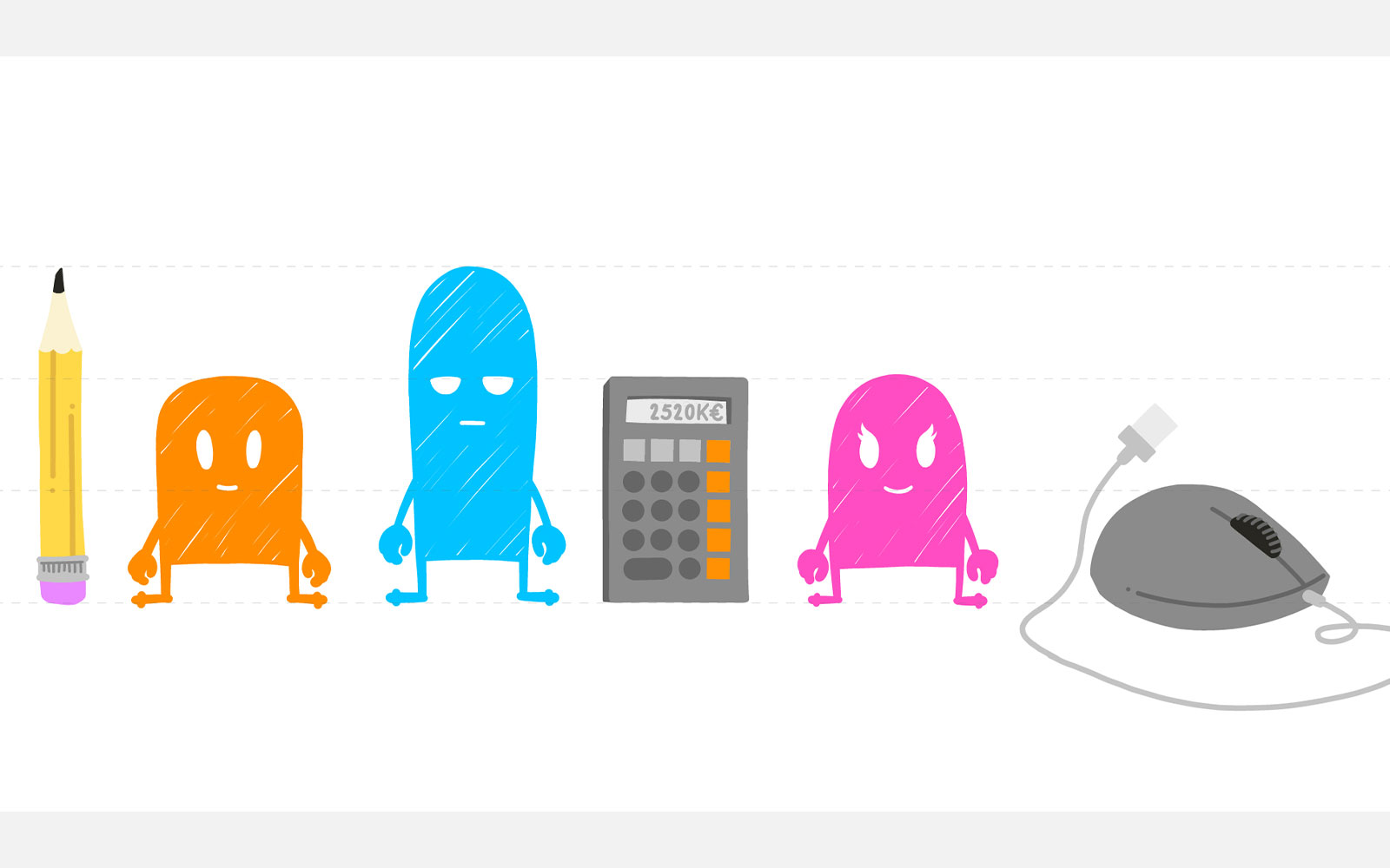 BL-Graphics - The little Giants - Fédération Wallonie Bruxelles - model sheet