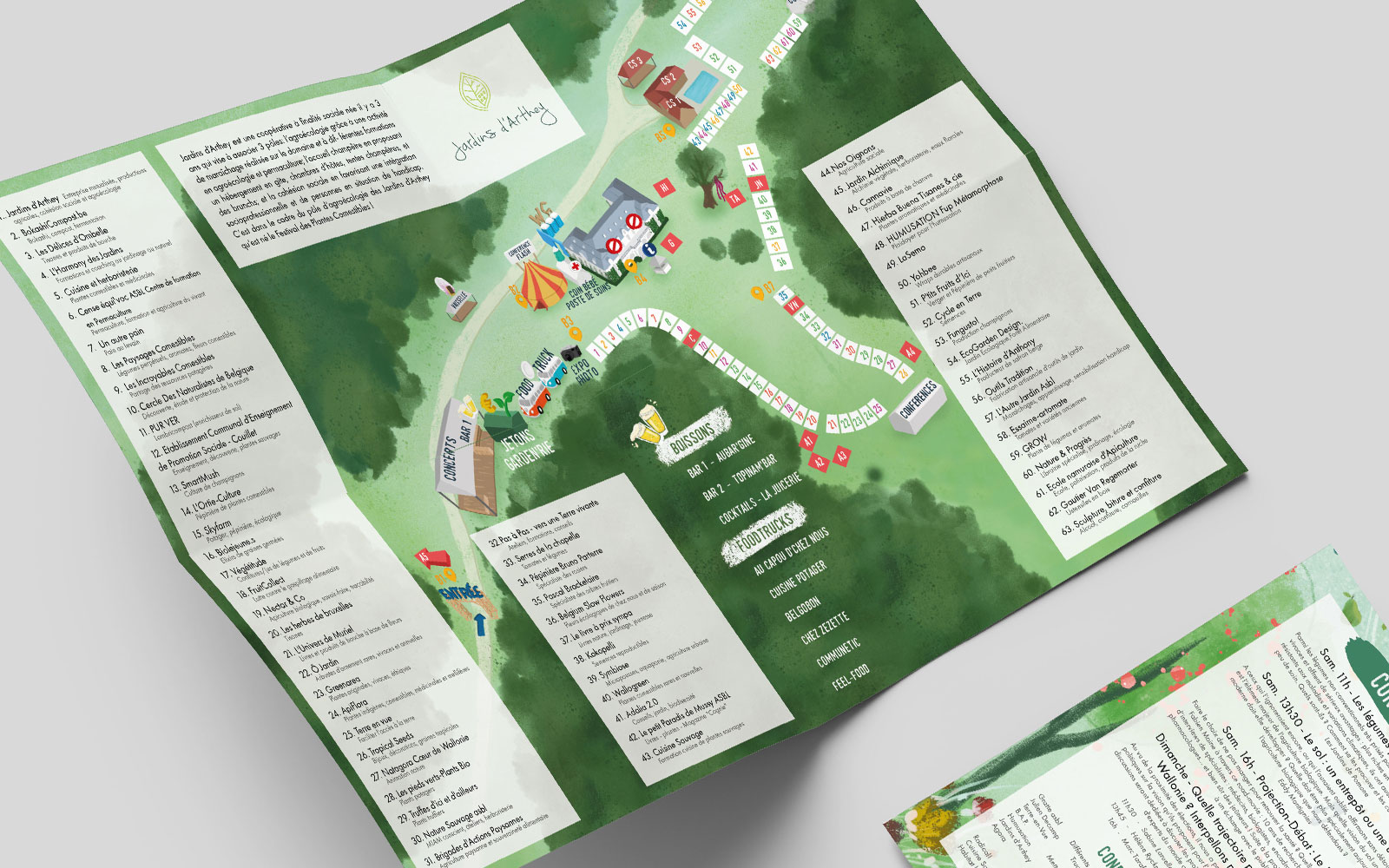 BL-Graphics - Festival des Plantes Comestibles - dépliant 2019