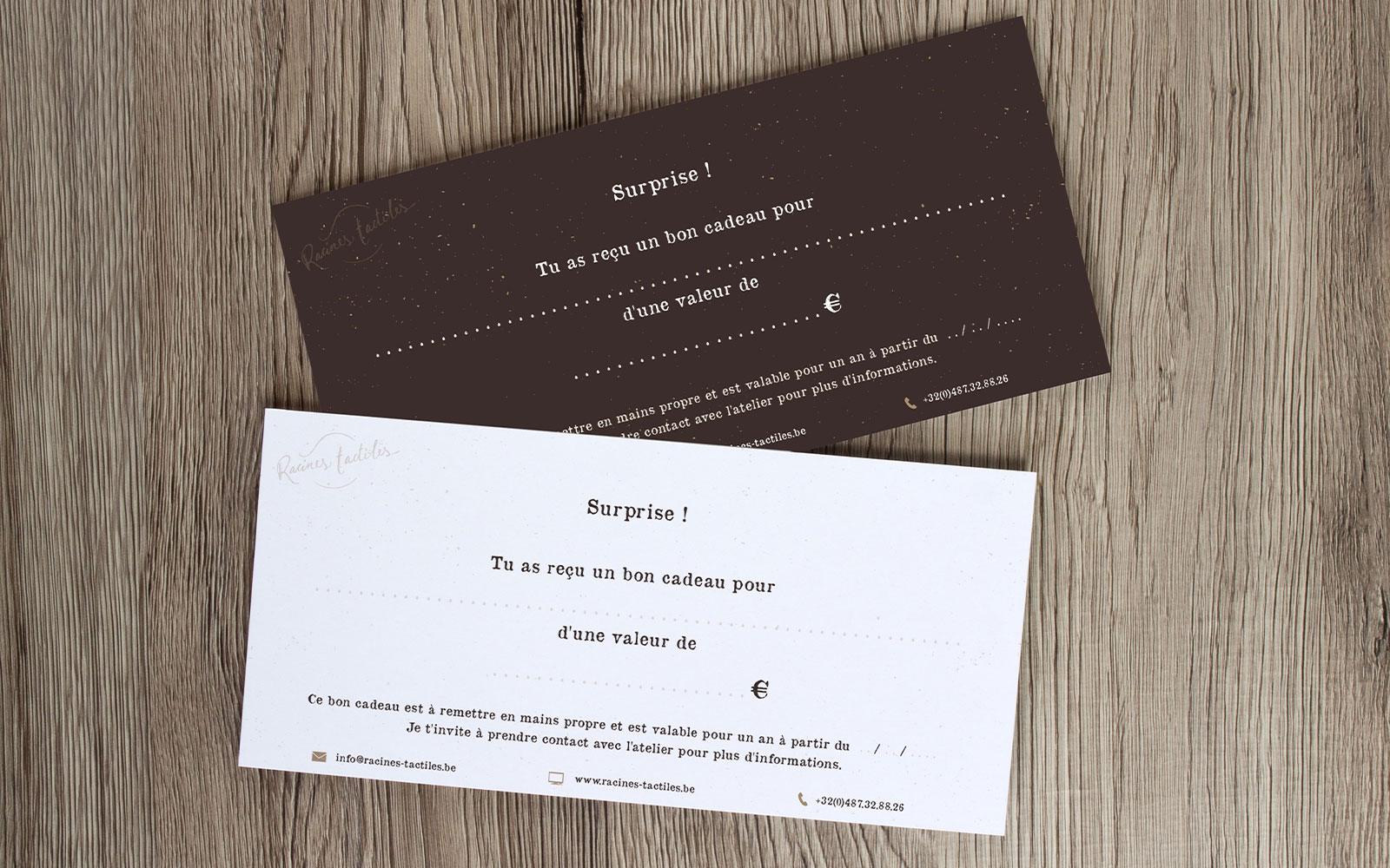 BL-Graphics - Racines Tactiles - bon cadeau